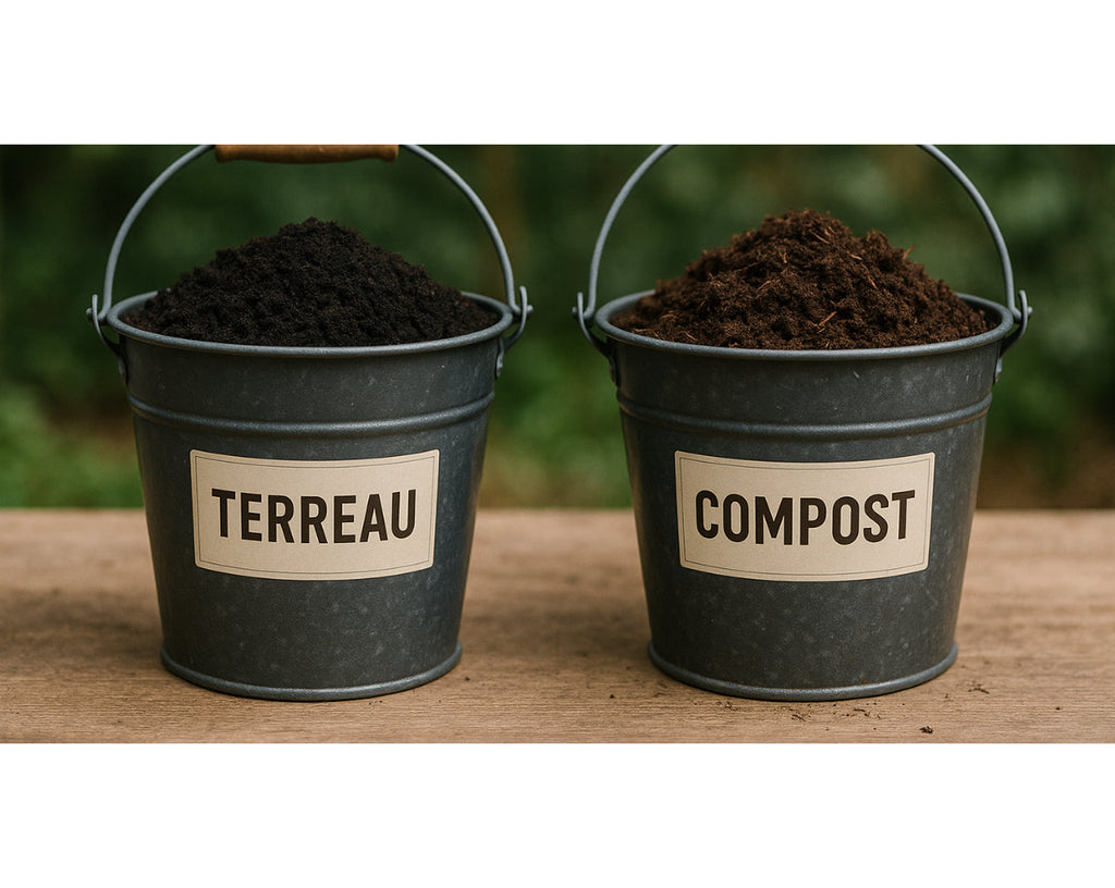 Quelle est la différence entre le terreau et le compost ?